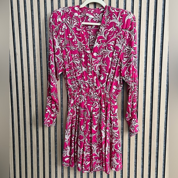 ISABEL MARANT ETOILE Capucine Mini Dress in Pink- FR 36 (US 4) - Picture 7 of 10